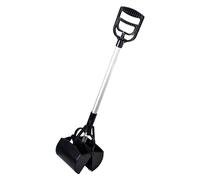 GLOGLOW Pet Pooper Scooper, Practical Long Handle Portable Pet Poop Scooper Lightweight Large Caliber Design Dog Poop Pick Up Tool for Large Small Dogs Lawns Grass