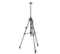 GLOGLOW Portable Art Easel, Aluminum Alloy Folding Tripod Stand for Adjustable Height Painting Sketching Suitable for Artists and Students