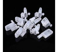 GLOGLOW Queen of Bees Raising Plastic Cages, Essential Beekeeping Tools with Secure Mechanism, 10 Pack for Beekeepers and Queen Bee Management