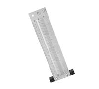 GLOGLOW Resistant Stainless Steel Carpentry Rules with a Clear Scale for Precise Brands, Ideal for Home Improvement Projects (20.3cm/8in)