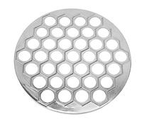 GLOGLOW Russian Pelmeni Maker, Mold Ravioli Tray, 37 Pieces At a Time Flat Backside Easy Press Design for Home Cooking and Professional Chefs Russian Pelmeni Maker, Aluminum Alloy (Silver)