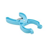 GLOGLOW Safety Eye Tool Plastic Ergonomic Design Animal Eyes Making Supplies Tool Crochet Safety Eye Plush Toy with Ergonomic Handle for Installing 5-30mm Eyes on Dolls (Blue)
