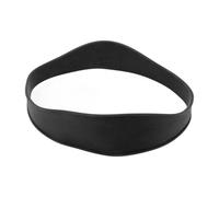 GLOGLOW Silicone Haircut Band, Hair Cutting Tool Neckline Shaving Template and Hair Trimming Guide DIY Home Haircuts Buzz and Taper Guide for Clippers (BLACK)