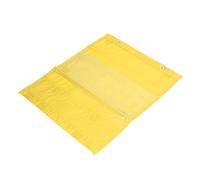GLOGLOW Small Pocket Chart Bright Colored Teaching Tool for 5 Rows Magnetic Pocket Graphic for Classroom Activities and PVC Polyester Centers (Yellow)