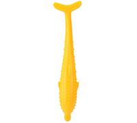 GLOGLOW Soft Silicone Cat Toy Catnip Fish Toy Interactive Pet Chew with Rebound Design Vent Holes for Indoor Cats Teeth Cleaning Play