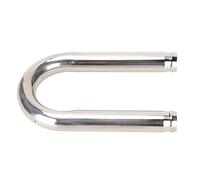 GLOGLOW Stainless Steel Fish U Shape Pipe, Tube Connector for Aquarium Co2 Oxygen Tubing Stainless Steel Fish U Shape Pipe, Shaped Nan Nan (1/4 17.5-18cm Head Circumference)