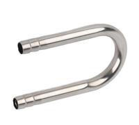 GLOGLOW Stainless Steel Fish U Shape Pipe, Tube Connector for Aquarium Co2 Oxygen Tubing Stainless Steel Fish U Shape Pipe, Shaped Nan Nan (1/3 22-23cm Head Circumference)