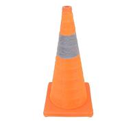 GLOGLOW Telescopic Road Safety Cone with Reflective Collar, Folding and Laptop for Driving Practice, Parking