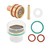 GLOGLOW TFM53ncn Welding Kit Tig Torch Welding Glass Cup Colloque for WP9 WP20, Antorch Accessories for Precise Visualization and Upper Gas (1.6mm)
