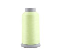 GLOGLOW Thread Polyester Machine Hand Embroidery Thread 5000 Luminous Glow in The Dark Embroidery Sewing Nan Sewing (3000 Yards)