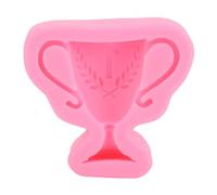 GLOGLOW Trophy Shape Mold Trophy Fondant Mold, Easy Shaping and Cleaning Multi Purpose Use Durable Silicone Mould Fit for Birthdays Parties and Family Baking Fun Handmade Tools