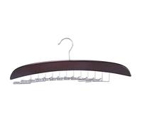 GLOGLOW Wood Tie Hanger Rack, 24 Hooks Rotating Twirl Belt Holder Closet Ties Storage Organizer Belt Scarf Holder Home Closet Accessory(Dark Red)