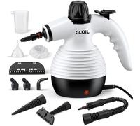 GLOIL Portable Multi-Purpose Steam Cleaner with 10 Accessories, Suitable for Carpets, Curtains, Sofas, Kitchens, Bathrooms, and More