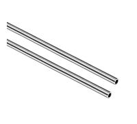 GLOKUUCA 304 Stainless Steel 3mm OD 250mm Length - 2Pcs Round Metal Pipe Fits for Industrial Applications - Stainless Steel Seamless Straight Pipe Tube - (0.6mm Thickness)