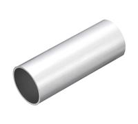 GLOKUUCA Aluminum Round Tube 6063 - Metal Straight Tubing Pipe Tubing Fits for Industry DIY Projects Craft Model Use - (38mm OD x 35mm ID x 100mm L)