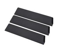 GLOKUUCA Knife Cover Sleeves - 3 Packs Knife Protector Sleeve Fits for 10 Inch Home Kitchen Knives - ABS Knife Guard Sheaths Cover - 255 x 55 mm / 10 x 2.2 Inch Black