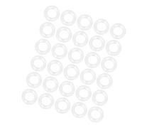 GLOKUUCA Silicone O-Rings - 30 Packs Rubber Gaskets Seal Rings Fits for Faucet Seal Pipe Repair - O Ring Assortment Kit - 9mm ID x 15mm OD x 3mm Height