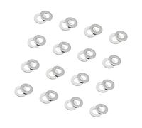 GLOKUUCA Stainless Steel Flat Washer - 50 Packs - Small Metal Washers Fits for Industrial Screws and Bolts - Hardware Washers M3 x 6mm x 0.2mm
