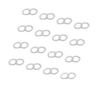 GLOKUUCA Stainless Steel Flat Washer - 55 Packs - Small Metal Washers Fits for Industrial Screws and Bolts - Hardware Washers M8 x 13mm x 1mm