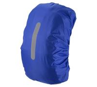 GLOKUUCA Waterproof Backpack Rain Cover - Non-Slip Backpack Cover Hi-Visibility with Vertical Reflective Strap Fits for 65-75L Bag for Biking Outdoor Traveling - XL, Navy Blue