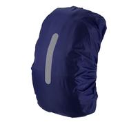 GLOKUUCA Waterproof Backpack Rain Cover - Non-Slip Backpack Cover Hi-Visibility with Vertical Reflective Strap Fits for 65-75L Bag for Biking Outdoor Traveling - XL, Dark Blue