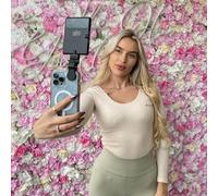 GloLamp Mini Pro Clip-On Selfie Light | 60 LED, 3 Colour Temps 2500-9000K, 10-Level Dimmable Brightness, USB-C 2000 mAh Rechargeable | Portable Video Light for Phone, Laptop, Makeup, Zoom, TikTok