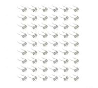 Glomc 18/20/36/54 Pcs 29272 Replacement Dethatcher Tines for Greenworks 27022 2500600G, Spring Steel Hoe Teeth Scarifier Blades for 10 Amp 14 Inch Corded Lawn Rake(54pcs)