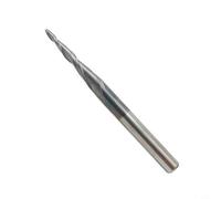 Glomc 1Pc Taper Ball Nose End Mill R1 Radius 6Mm Shank 30.5Mm Length 75Mm Total 2 Flute Hrc55 Carbide Cnc Router Bit For Cutting Stainless Steel Aluminum Wood In