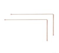 Glomc 2 Pack 999% Copper Dowsing Rods Metal Detector Rods For Water Detection, Treasure Hunting, Mineral Finding, Gold Search, Lost Item Recovery, Paranormal Investigation