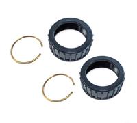 Glomc 2 Pack Aluminum Wand Replacement Nut With Metal Lock For Ring For Proteam 100099 100100 Vacuum Wands, 1.5 Inch, For Office Cleaning(2 Sets)