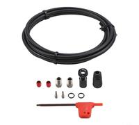 Glomc 2000Mm Hydraulic Disc Brake Oil Hose Kit,With Olive,Insert,Pressing Screw & Gasket,For SRAM Flat Mount (HRD/Red/Force/Apex)