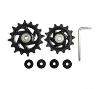 Glomc 2Pcs 14T And 16T Rear Derailleur Pulleys Guide Wheel Kit For SRAM GX/AXS/Eagle 12-Speed With Nylon Plastic And Steel Bearing For Mountain Cycling