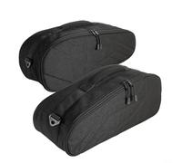 Glomc 2Pcs Black 900D Oxford Saddle Bags, Scratch-Resistant Storage Bags, No-Drill Fit For Can-Am Spyder F3 F3T 2016+ Long-Distance Riding