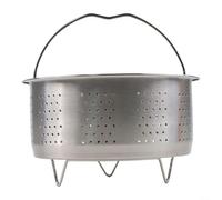Glomc 304 Stainless Steel Rice Cooker Steamer Basket,Efficient Steaming Rack For Rice,Vegetables,Dishwasher Safe Kitchen Accessory With Ventilated Design,16.5cm(16.5CM)