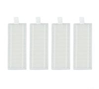 Glomc 4 Pack Replacement Filter Kit Compatible With for BOTSLAB S8 Plus Robotic Vacuum Cleaner, White Plastic And Filter Paper For Home And Office Cleaning(4 PACK)