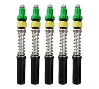 Glomc 5 Pack Trekking Pole Internal Lock, With Shock Absorbing Spring, Plastic And Steel For 12Mm, 14Mm, 16Mm Tubes, Compatible With Carbon Fibre Hiking Walking (for 14mm tube)