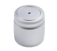 Glomc 58Mm Dosing Funnel,Dosing Rings Press With Lid 58Mm Aluminum Alloy Coffee Filter Holder For Espresso Machine Coffee Powder Management(Silver)