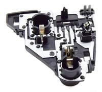 Glomc ABS Rear Left Trunk Light Holder Board Black for BMW X1 F48 63217438433 OEM Compatible Car Exterior Part for Vehicle Maintenance