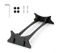 Glomc Acrylic Speaker Mount Stand for JBL for Boombox 1/2/3, Stylish Desk Display Holder, Compact Black ABS Audio Shelf with Hardware, Modern Home Decor Support Base