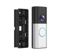 Glomc Adjustable Left And Right 0 To 45 Degree Doorbell Angle Mountt, Black ABS Adjustable Tilt Bracket For Ring Wired Doorbell Pro, Replacement Angle Adjustment Mounting Bracket Wedge Kit