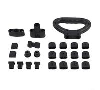 Glomc Camping Wagon Cart Repair Parts Full Set For Flat Folding Model, High-Strength Trolley Accessories Kit With Wheels Connectors, Outdoor Storage Replacement Components