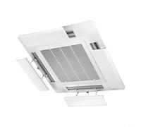 Glomc Clip-On Ceiling Air Deflector For Ceiling-Mounted Air Conditioner Units, Directs Airflow For Even Cooling, Compatible With Standard Ac Systems, For Ideal For Home Or