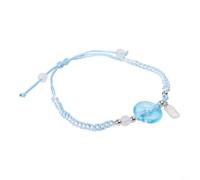 Glomc Couple Matching Knot Bracelet for Friends Couple Matching Knot | High-density polyester rope, sea blue safety buckle, adjustable 14-18cm, sweat resistant coating