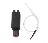 Glomc Electronic Pulse Ignition Switch,For Gas Patio Heater,BBQ Grill,Fire & Stove,Push Button Spark Igniter With Heat-Resistant Wire (200°C),PP Housing(IG&NB500B1)