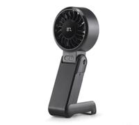 Glomc Foldable Handheld Fan With 100 Adjustable Speeds, Hd Digital Display And Multi-Angle Stand, 1800Mah Rechargeable for battery For Home Office Travel Outdoor(Grey)