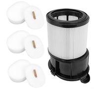 Glomc For Shark Vacuum Base Station Filter Kit Replacement,Filter,Filter Cotton For IP3251,IP3251C,IP3252,IP1250-IP1255 Series Robot Vacuums