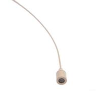 Glomc Headworn Microphone with Dual Earhooks Beige - Lightweight Sweatproof Design for Wireless Transmitters Public Speaking Yoga Dance Instructor Stage Performance