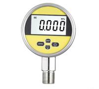 Glomc Intelligent Digital Pressure Gauge 0-25Mpa 304 Stainless Steel Battery Operated High For Hydraulic Water Air Oil Testing(0.5级精度）)