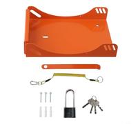 Glomc Leaf Blower Hanger for BG-50 BG-56 BG-66 BG-86 - Heavy Duty Wall Mount with Lock & Pin - Orange Steel Storage Hook Bracket Garage Organiser