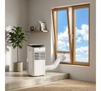 Glomc Mobile Air Conditioner Window Seal Kit - Draft Excluder for Horizontal Vertical for windows - Heat Barrier Tape 25x18cm(White 160 * 25)